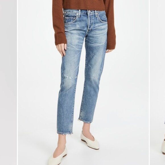 Citizens of Humanity Emerson Straight Fit Boyfriend Jeans - Picture 1 of 16